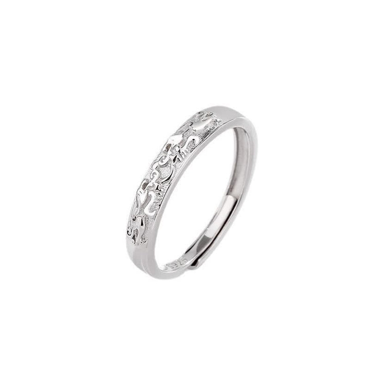 Anello di coppia regolabile Buddha Stones 925 Sterling Silver PiXiu Balance - Donne - image 3