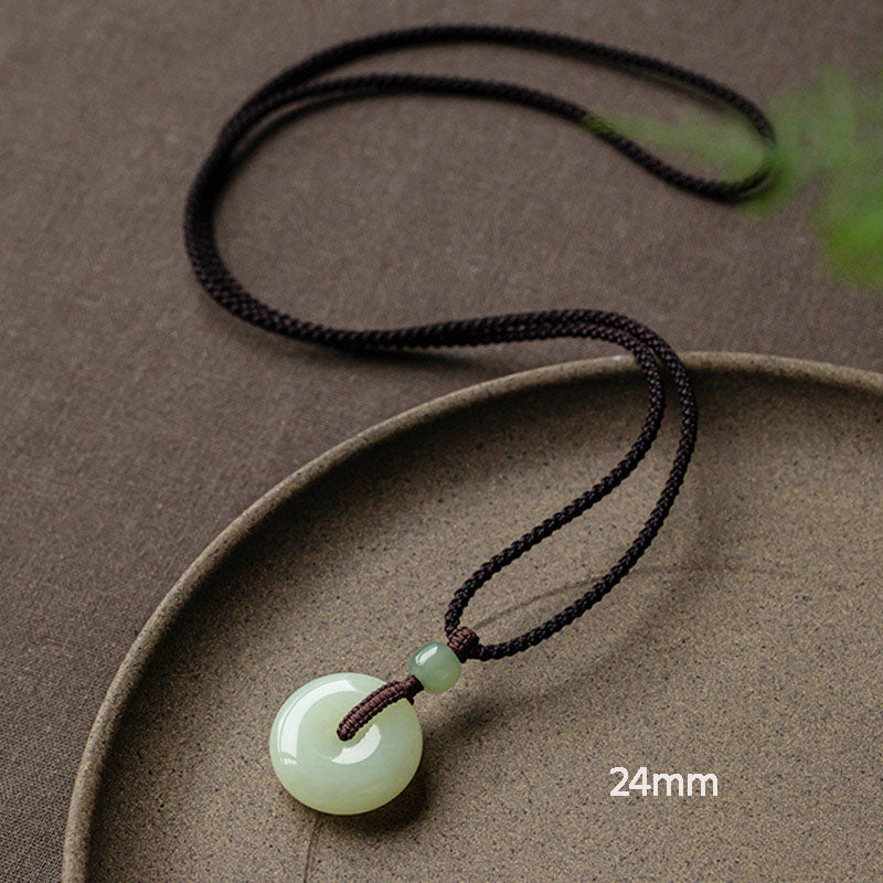 Collana Buddha Stones con fibbia per la pace, fortuna e prosperità