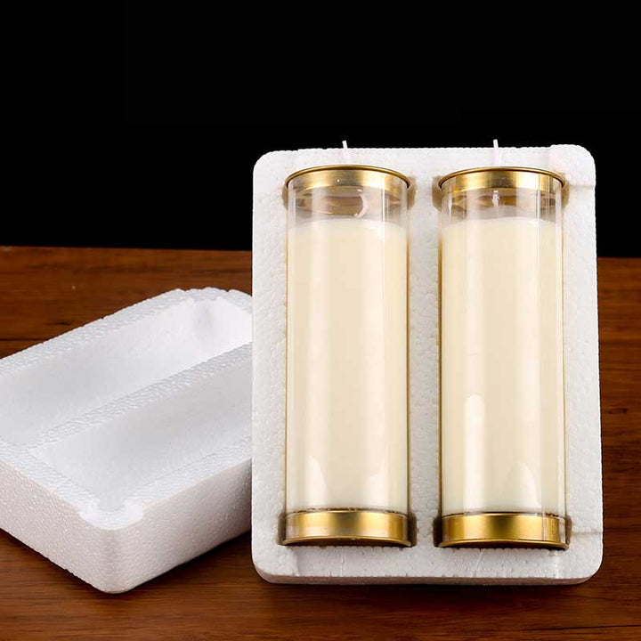 Meditazione Preghiera Altare Candela Tempio Buddista Rituali Uso Oggetti - image 6