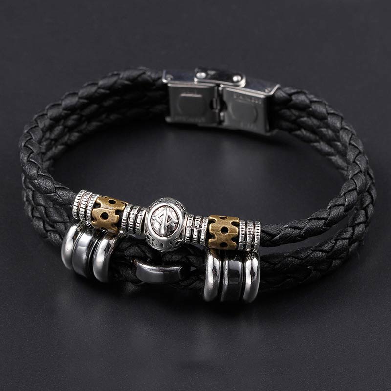 Braccialetto di protezione in ematite con le 12 costellazioni dello zodiaco Buddha Stones