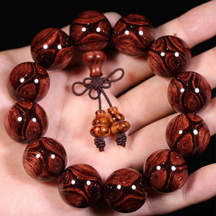 Braccialetto Buddha Stones Tibetan Rosewood Warmth (tipo casuale) - image 4