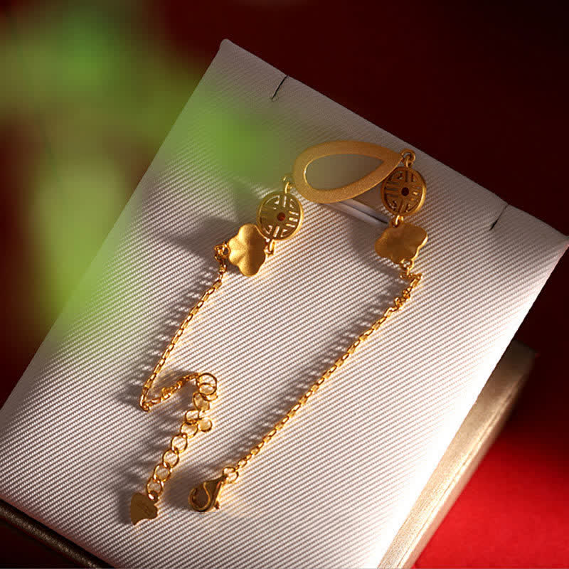 Collana con ciondolo a forma di goccia d'acqua in argento sterling 925 con giada bianca Hetian e bracciale - image 11