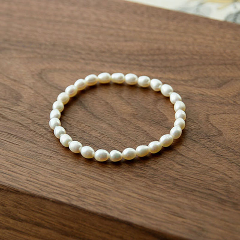 Braccialetto di perline curative in perle naturali Buddha Stones