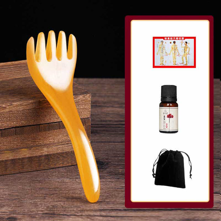 Set di pettini per massaggi Gua Sha in resina