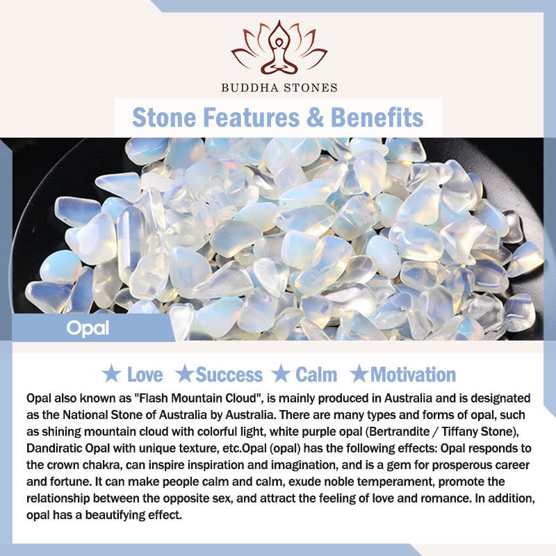 Braccialetto di perle curative in quarzo naturale Buddha Stones - image 14