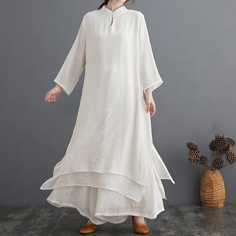 Set di abbigliamento da donna Buddha Stones dal motivo semplice per meditazione, preghiera, pratica spirituale Zen e yoga. - image 22