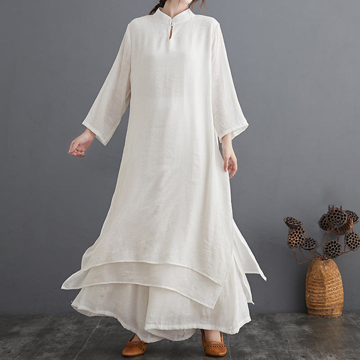 Set di abbigliamento da donna Buddha Stones dal motivo semplice per meditazione, preghiera, pratica spirituale Zen e yoga. - image 22