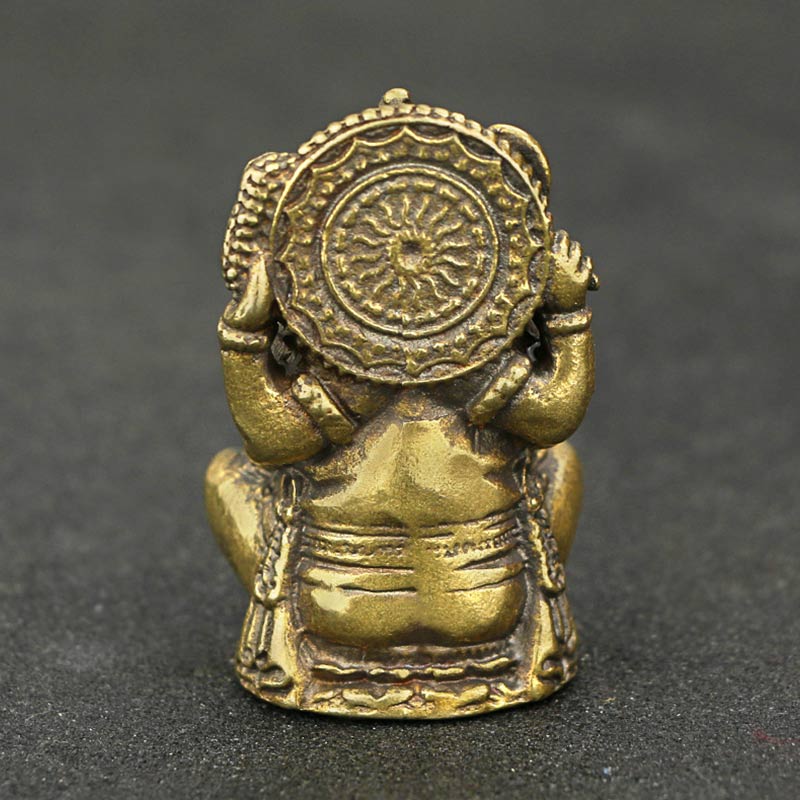 Statua dell'elefante Ganesh Ganpati Wealth Home Decor - image 4