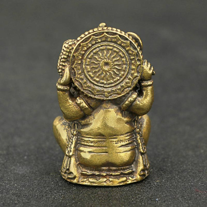Statua dell'elefante Ganesh Ganpati Wealth Home Decor - image 4