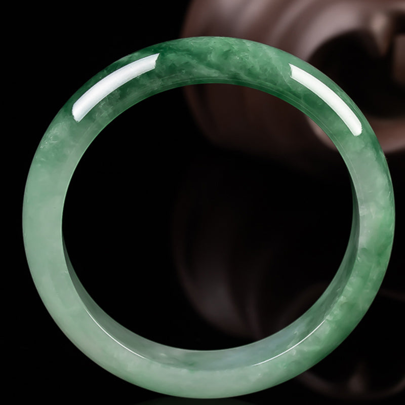 Braccialetto di benedizione della fortuna in giada naturale Buddha Stones - image 9