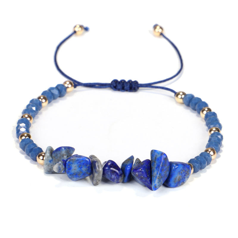 Braccialetto lavorato a maglia Buddha Stones Ametista Purify