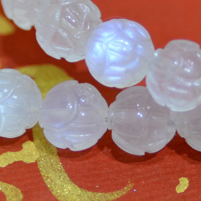 Bracciale Buddha Stones Natural Moonstone Lotus Love - image 12