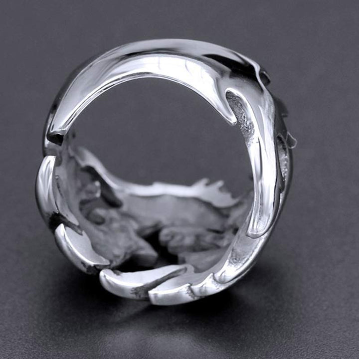 Anello regolabile con motivo a drago Buddha Stones, protezione e forza - image 19