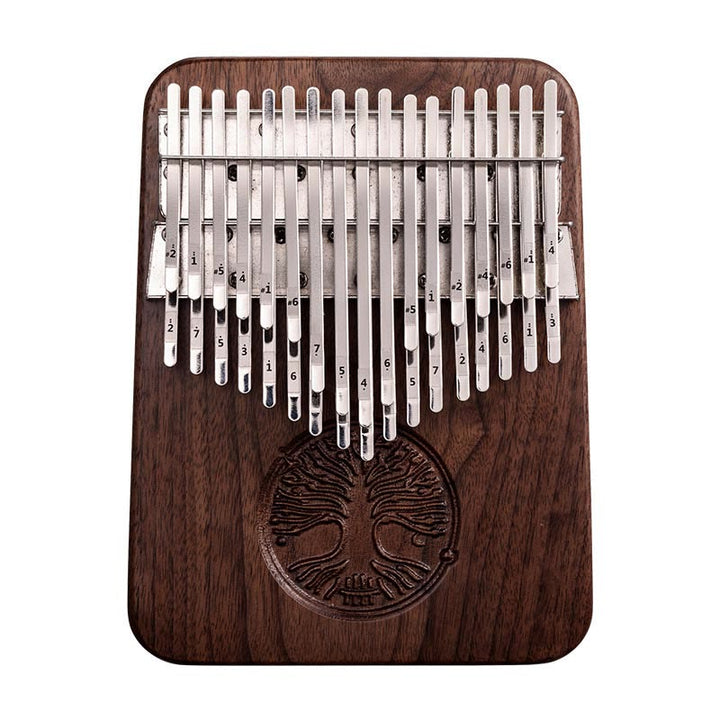 Kalimba 34 tasti pianoforte a pollice albero della vita design portatile dito marimba pianoforte