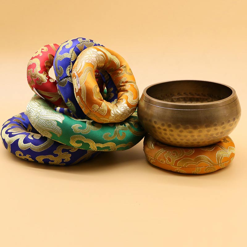 Buddha Stones Ciotola tibetana per canto Cuscino artigianale Decorazione - image 2