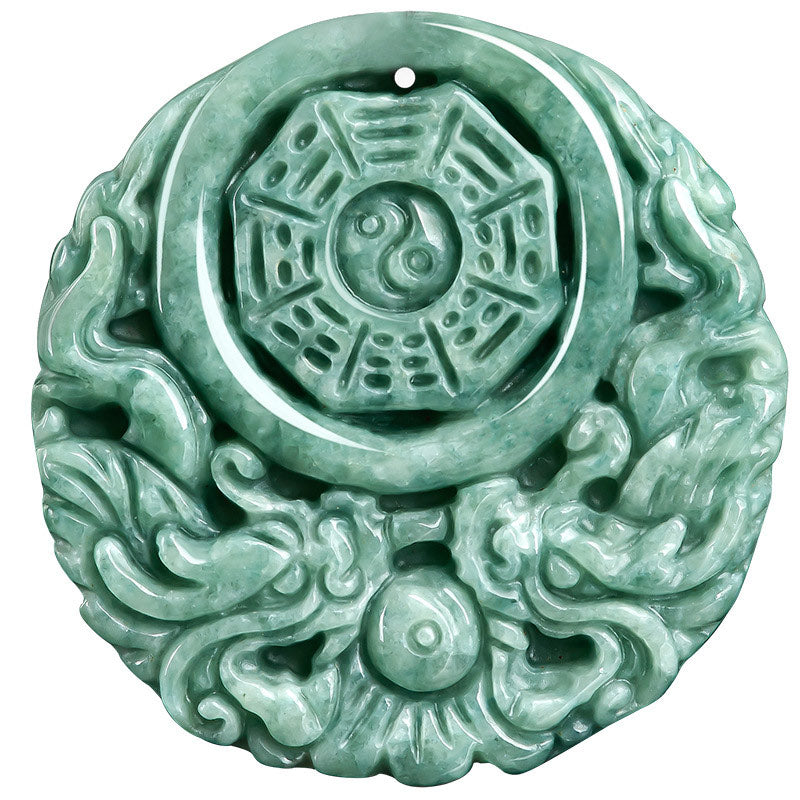 Collana con ciondolo in corda con equilibrio di Yin e Yang, drago e pietre Buddha Stones - image 8