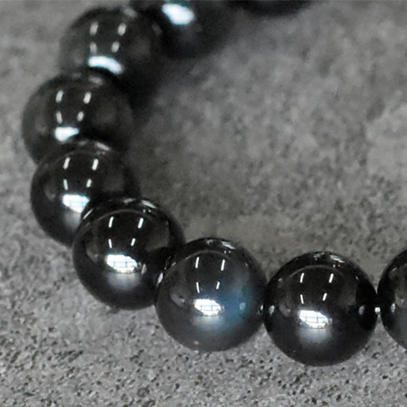 Bracciale Buddha Stones Rainbow Obsidian Copper Bead Positive Transformation