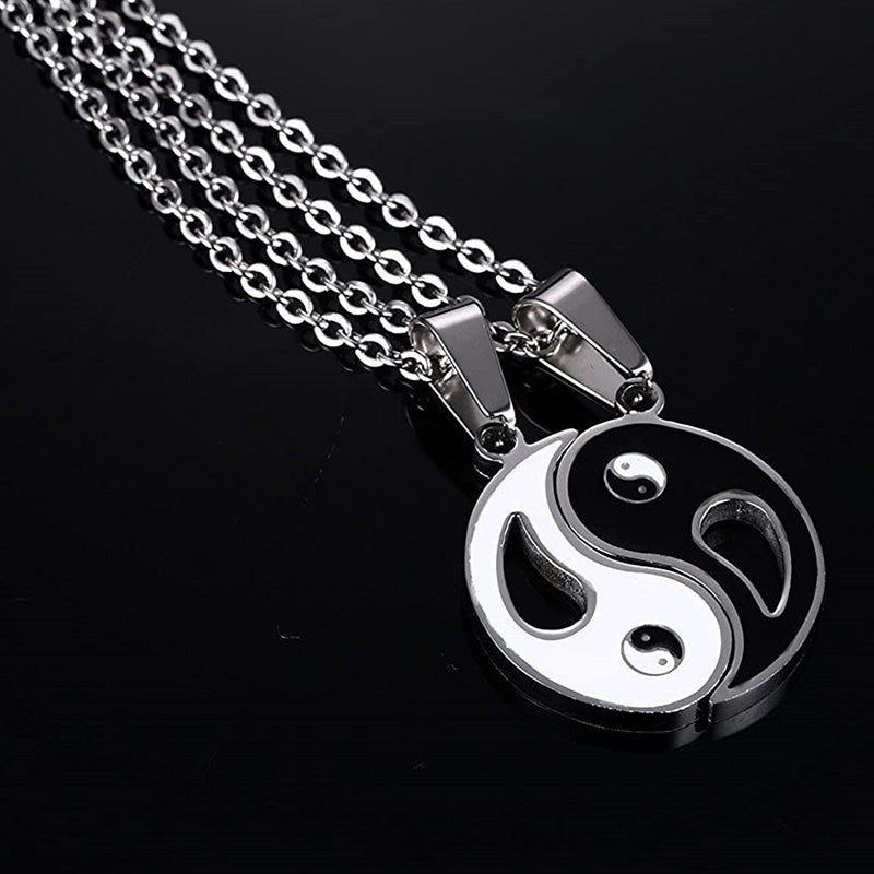 Collana con ciondolo Yin Yang da 2 pezzi - image 5