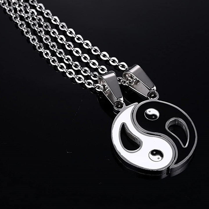 Collana con ciondolo Yin Yang da 2 pezzi - image 5