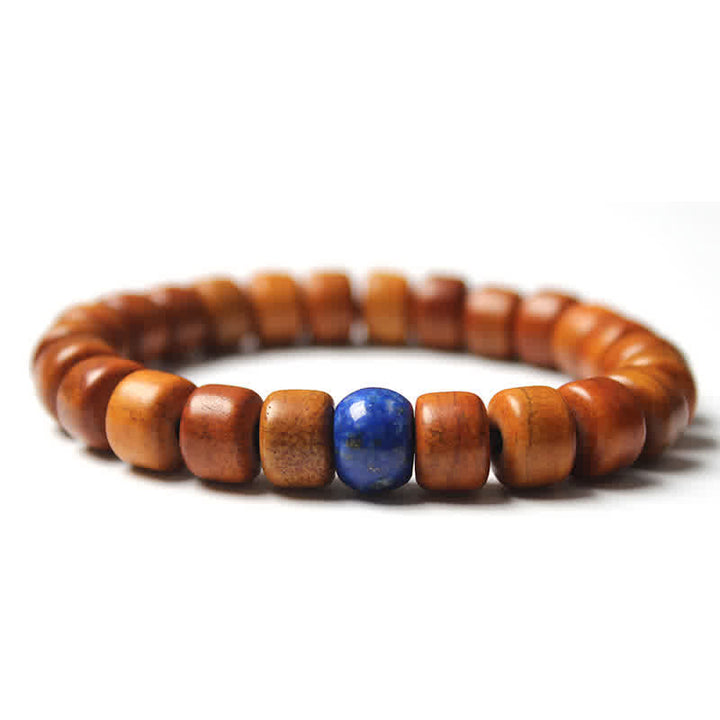 Bracciale Buddha Stones, perline di osso tibetano, Om Mani Padme Hum