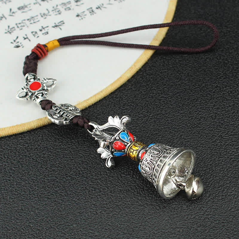 Decorazione da appendere per auto spirituale del Tibet Om Mani Padme Hum Vajra Dorje