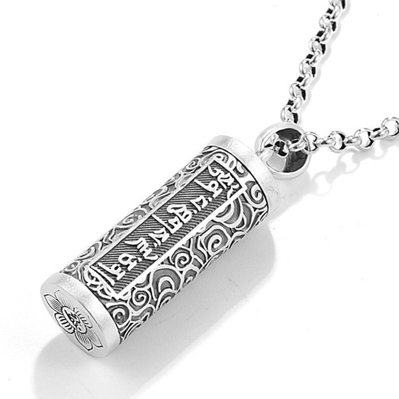 Collana con ciondolo di protezione delle sei vere parole Buddha Stones - image 8