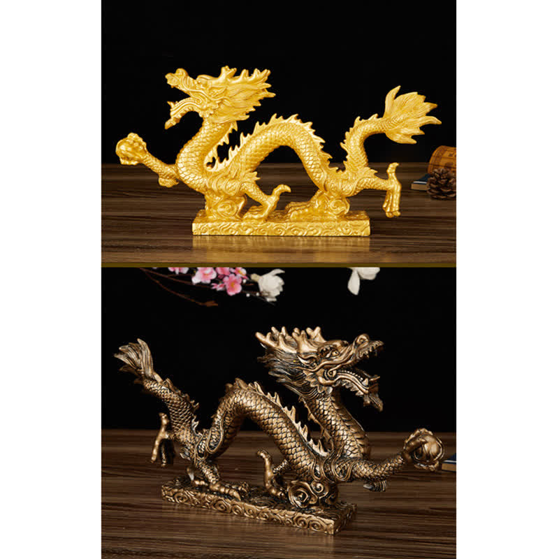 Buddha Stones Feng Shui Drago Nuvola di buon auspicio Ricchezza Fortuna Decorazione - image 23