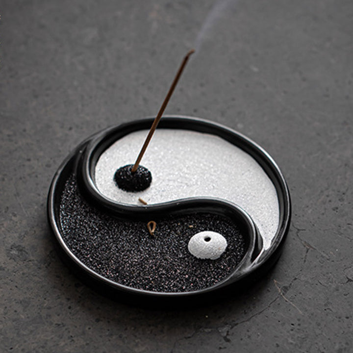 Porta incenso Buddha Stones Yin Yang Zen Balance