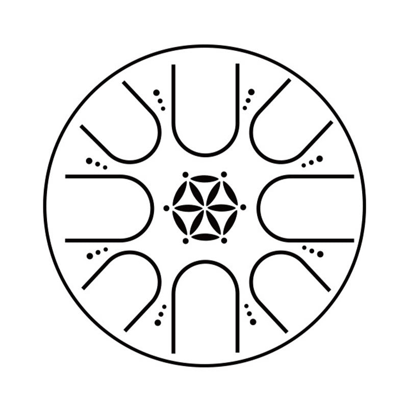 Buddha Stones Steel Tongue Drum Sound Healing Meditazione Yoga Drum Kit 8 Note 5 Pollici con Borsa per il Trasporto