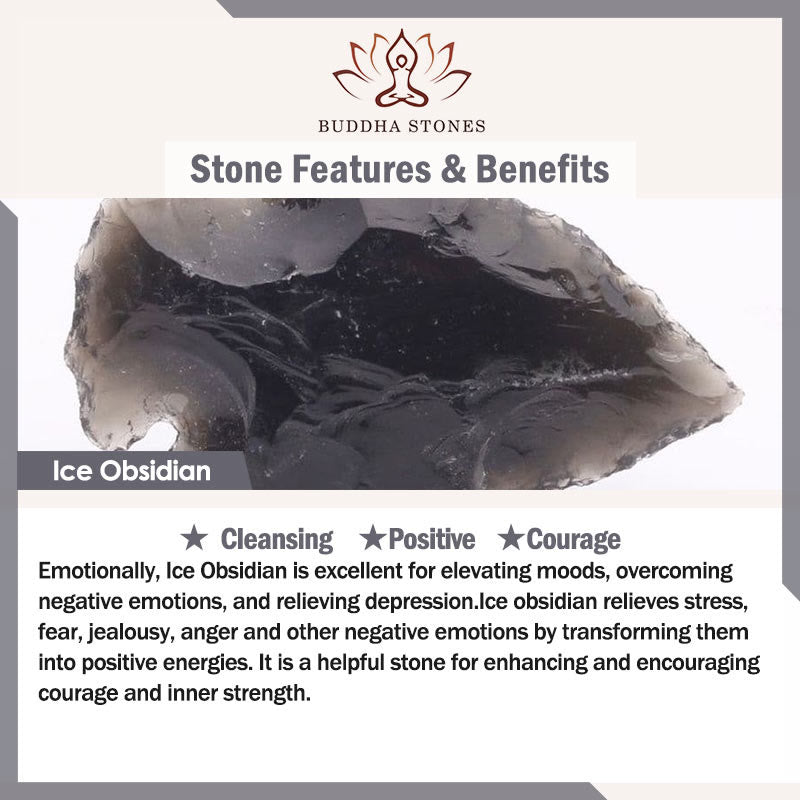 Braccialetto di perle curative in quarzo naturale Buddha Stones - image 12