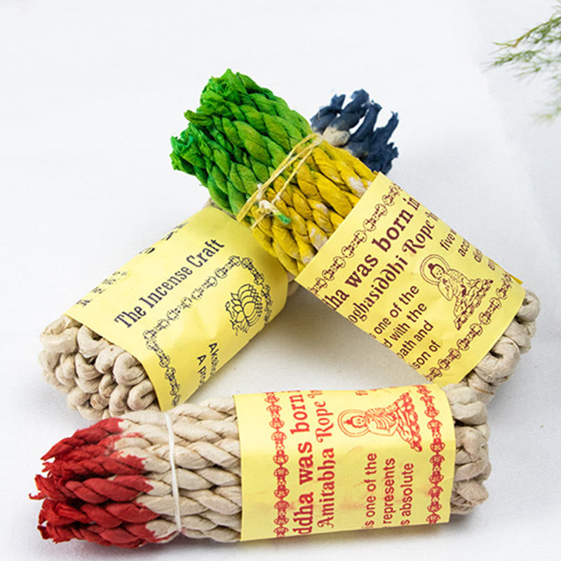 Buddha Stones Nepal Corda Incenso Purificante Guarigione Meditazione Incenso - image 11