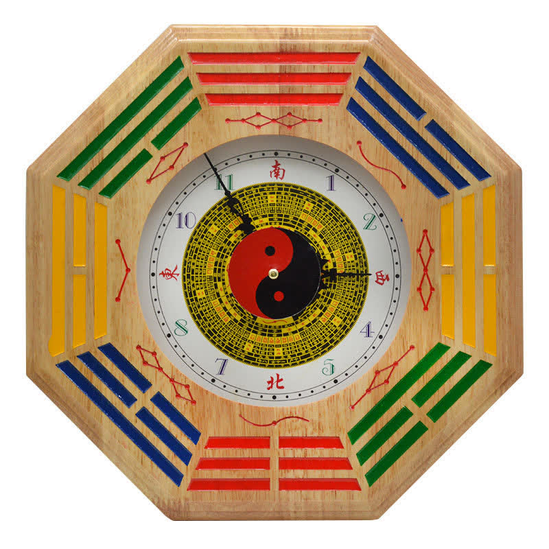 Orologio da parete con mappa energetica Feng Shui Bagua Map Balance - image 0