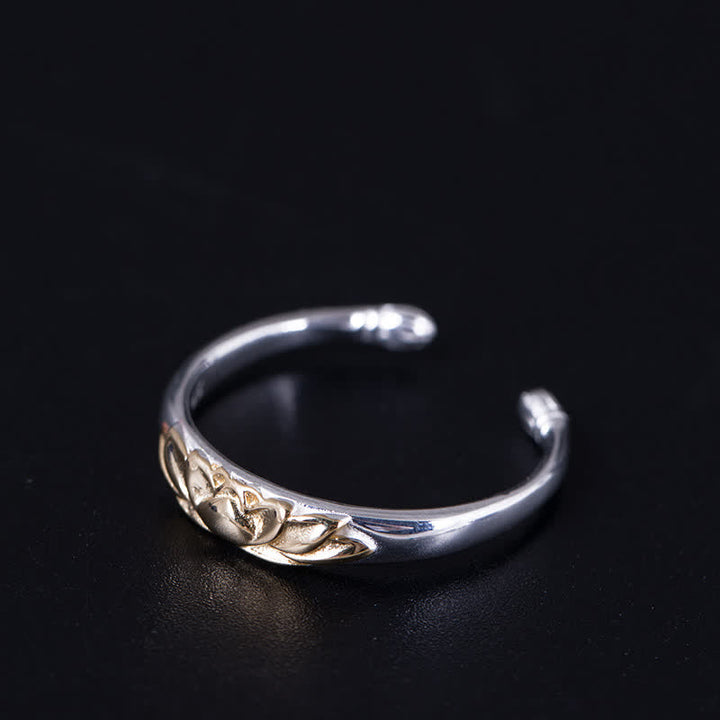Anello Buddha Stones 925 Sterling Silver Lotus Flower New Beginning - image 3