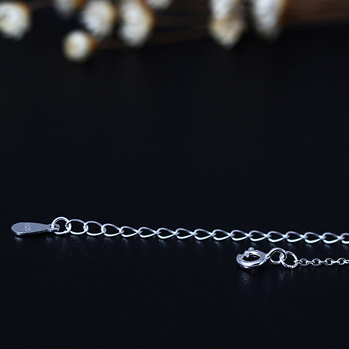 Collana con ciondolo a forma di fiore di loto in argento sterling 925, lapislazzuli e Buddha Stones, per la cura di sé - image 9