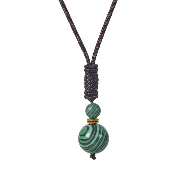 Collana di armonia in giada tibetana con Buddha Stones