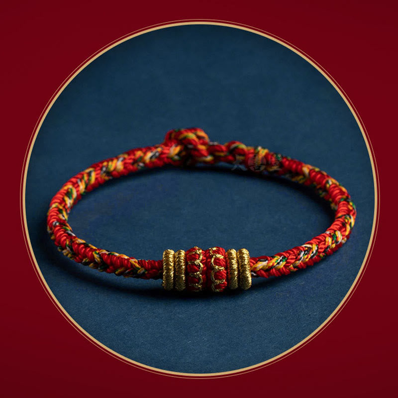 Braccialetto intrecciato fatto a mano con Buddha Stones, portafortuna e forza, in Tibet. - image 7