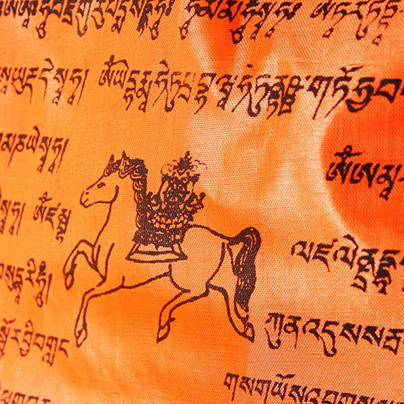 Bandiere di preghiera triangolari tibetane per esterni, 25 pezzi, per decorazione. - image 14