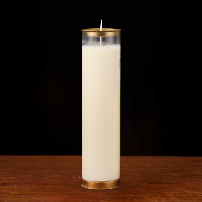 Meditazione Preghiera Altare Candela Tempio Buddista Rituali Uso Oggetti - Bianco - Grande (7 giorni) - image 7