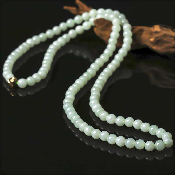 Bracciale Mala della fortuna in giada con 108 perle - image 3
