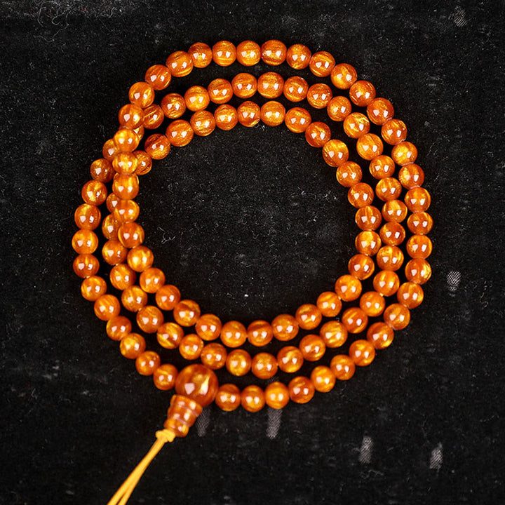Buddha Stones Golden Sea Willow Braccialetto Mala Successo Positivo - 6*108mm - image 13