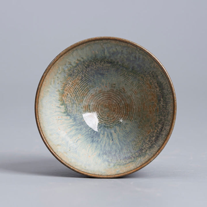 Buddha Stones Jingdezhen dipinte a mano Ru Kiln porcellana Hanfu ragazza fiore tazza da tè in ceramica Kung Fu tazze da tè