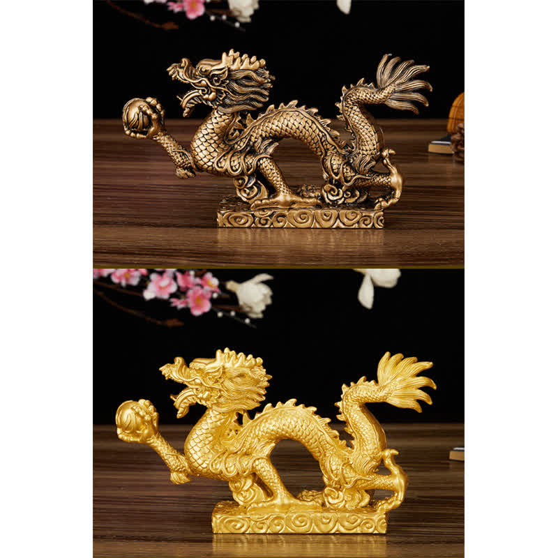 Buddha Stones Feng Shui Drago Nuvola di buon auspicio Ricchezza Fortuna Decorazione - image 22