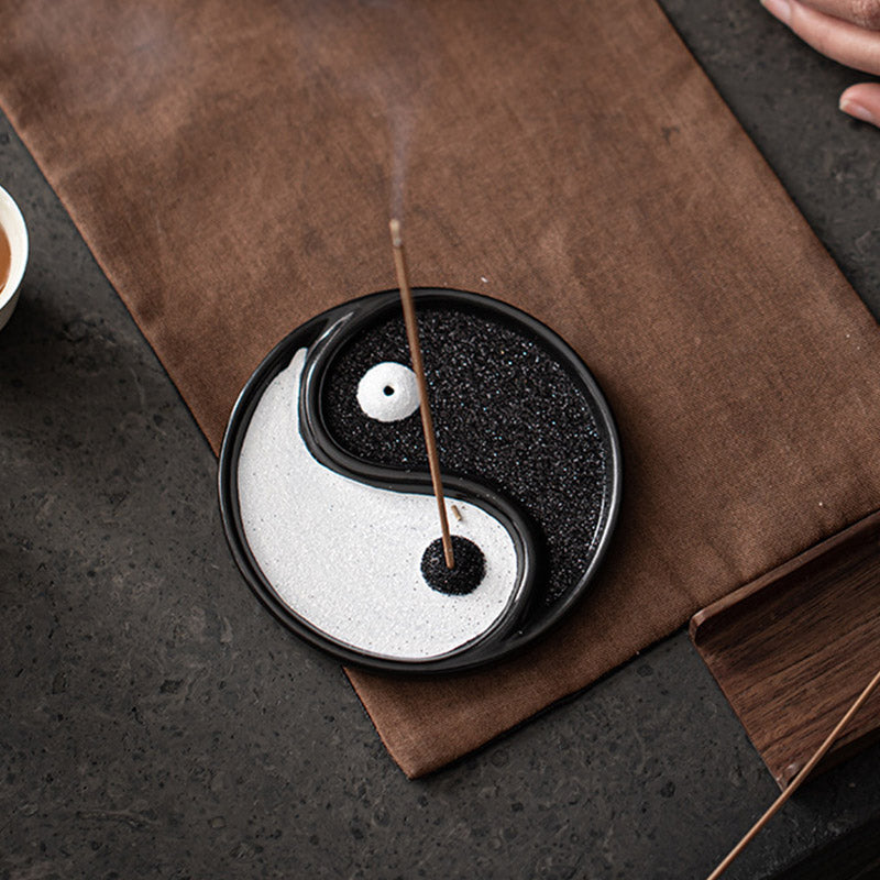 Porta incenso Buddha Stones Yin Yang Zen Balance