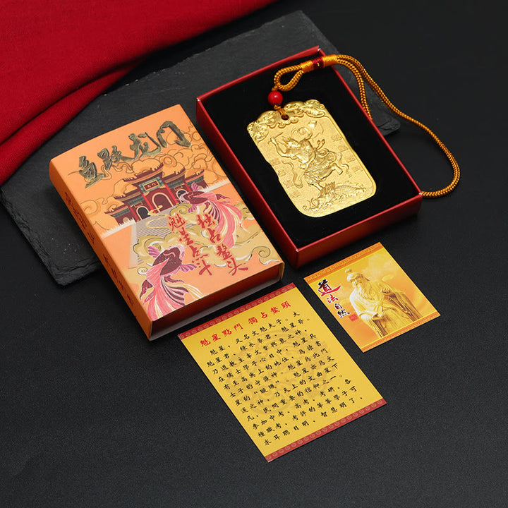 Buddha Stones Feng Shui Stella di buon auspicio Penna Wenchang Pagoda Pesce Koi Decorazione da appendere all'auto