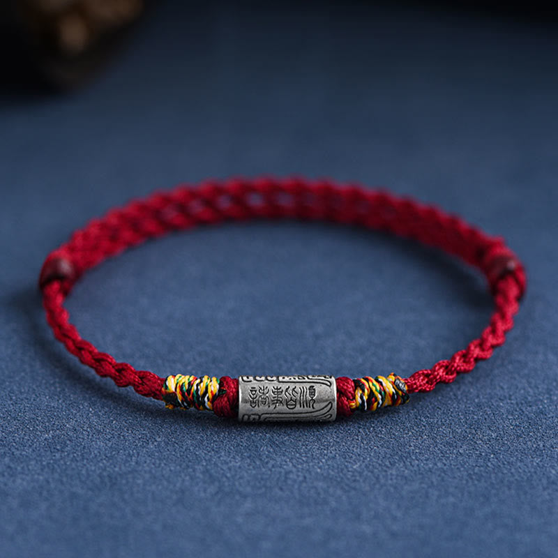 Buddha Stones Bracciale Cavigliera in Argento Sterling 925 Fatto a Mano Tutto Va Bene Design Protezione Forza - image 12