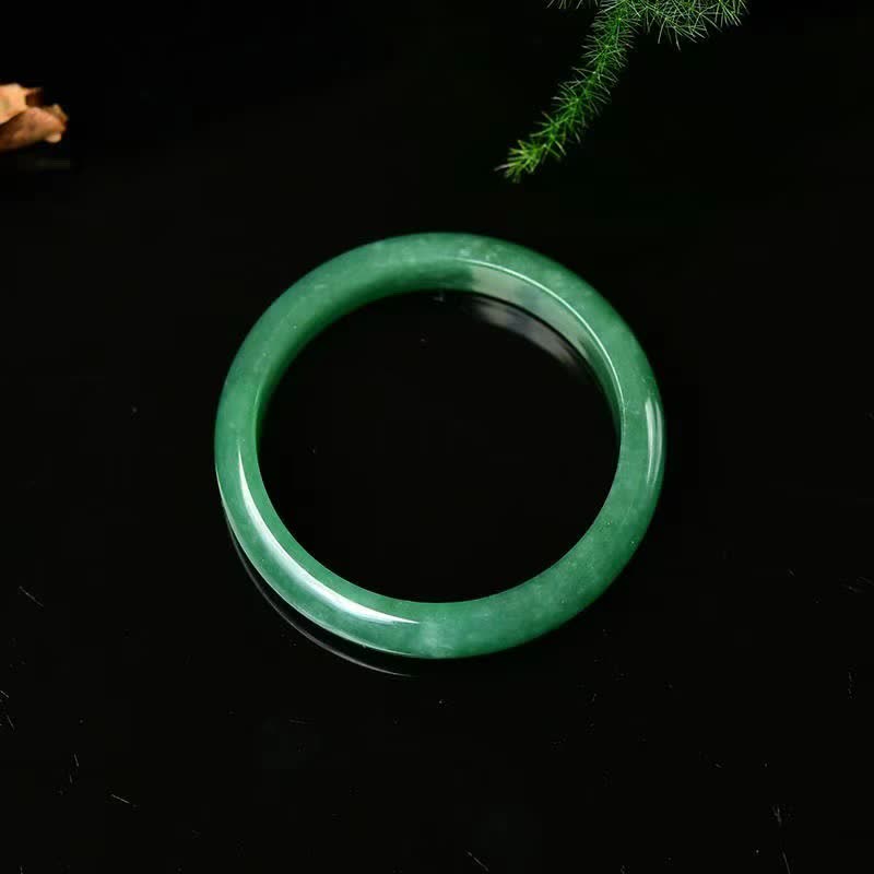 Bracciale rigido Buddha Stones, quarzite e giada, per guarigione, abbondanza e protezione. - image 6
