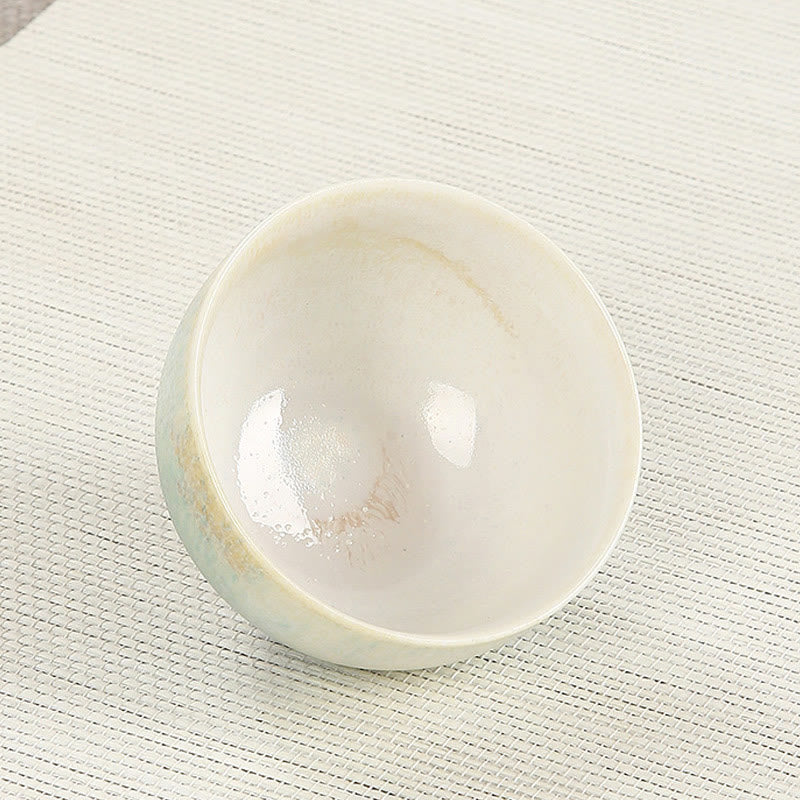 Buddha Stones Tazza da tè in ceramica verde creativa Tazze da tè Kung Fu