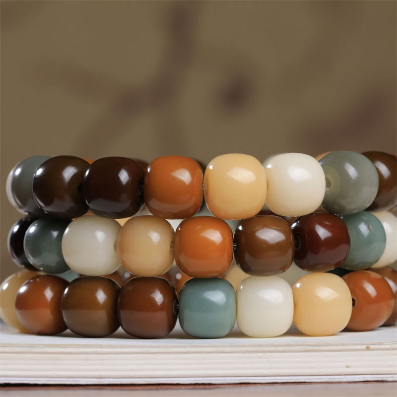 Bracciale Buddha Stones Multicolore Bodhi Seed Keep Away Evil Spirits