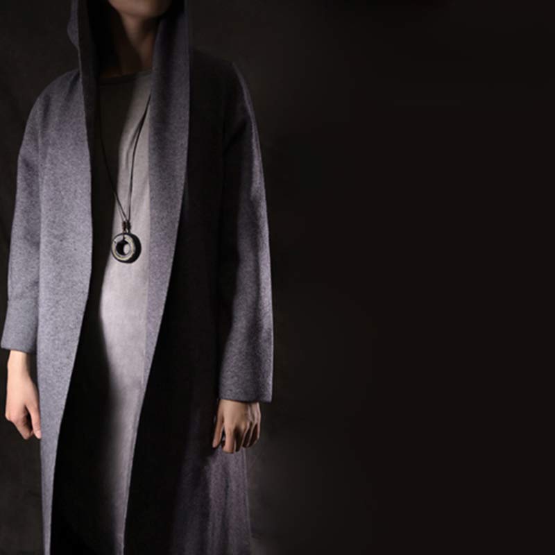 Collana con ciondolo in legno di ebano, cerchio zen, Buddha Stones , pace e calma - image 7