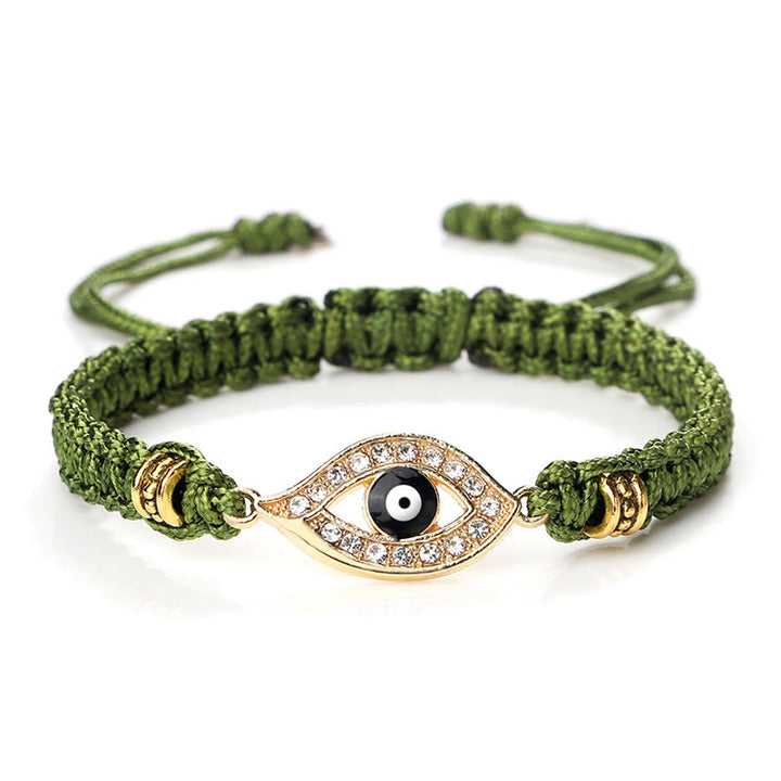 Braccialetto di corda Buddha Stones Evil Eye Keep Away Evil Spirits - image 14